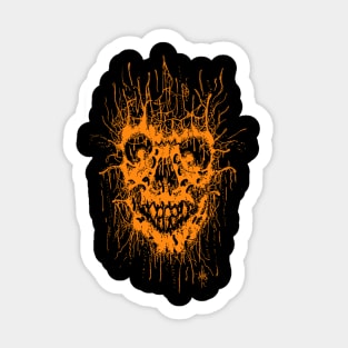 Skull-O-Lantern Sticker